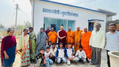 Photo of पुसद तालुक्यातील मांडवा येथील बुद्धविहारास भंतेजींनी नुकतीच सदिच्छा भेट!