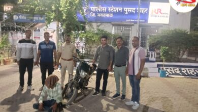 Photo of चोरीची दुचाकी विकायला आला अन् पोलिसांच्या जाळ्यात अडकला; पुसद शहर डी.बी. पथकाची कारवाई!