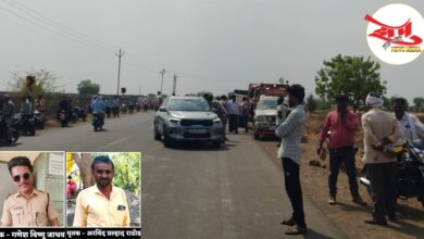 Photo of पुसद-माहुर मार्गावर भीषण अपघात; इंदिरानगर डम्पिंग ग्राउंड जवळील विचित्र अपघातात मालवाहू मेट्राडोरने दोन दुचाकीस्वारास चिरडले दोघांचा जागी मृत्यू तर एक महिला गंभीर जखमी!