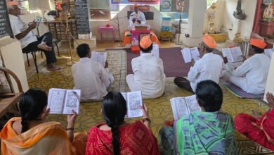Photo of पुसद येथे सातव्या सामूहिक ग्रामगीता पारायणाची सांगता गुरुदेव सेवा मंडळाचा उपक्रम